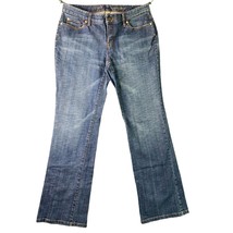 LOFT Womens Size 8 Curvy Bootcut Jeans Blue Denim - £11.07 GBP