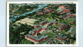 Aerial View Postcard University of Minnesota Minneapolis, Minnesota - £12.48 GBP