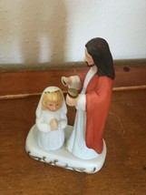 Vintage Small Roman Marked Little Girl Taking Communion Catholic Religio... - $13.09