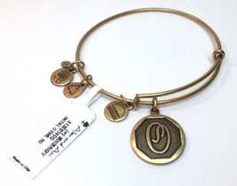 Alex And Ani &quot;Letter O&quot; Initial O ~ Bangle Bracelet ~ Rafaelian Gold w/ Tag - £7.05 GBP