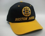 Boston Bruins NHL Hockey Hat Vintage Black Yellow Snapback Baseball Cap - £15.79 GBP
