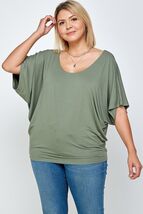 Solid Knit Top, With A Flowy Silhouette - $27.55