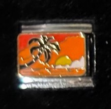 Beach Sunset Wholesale Italian Charm Enamel Link 9MM K45-2 - $18.00