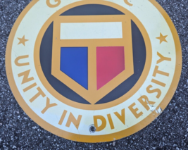 General Federation of Women's Clubs (GFWC) Unity In Diversity Metal Vintage Sign image 3