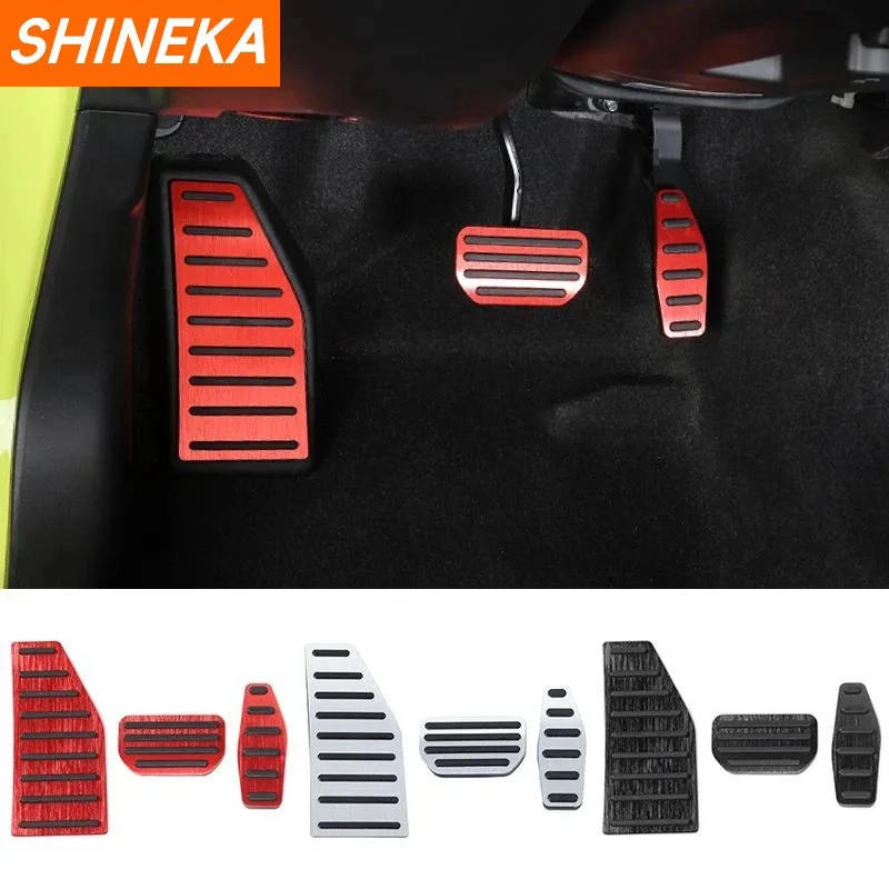 Ka car foot rest pedal panel for suzuki jimny 2019 car gas brake pedal decoration cover thumb200