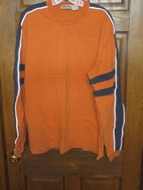 Vintage Aeropostale Orange &amp; Navy Stripe LS T-Shirt - Size XL - £15.77 GBP