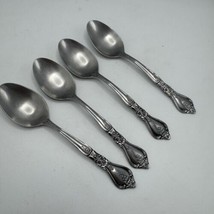 4 PCs Rogers Kings Berry Stanley Roberts Stainless Oval Soup Spoons 7&quot; G... - $24.07