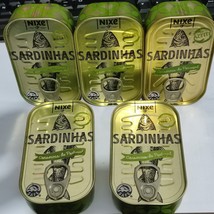 5x Cans Sardines Portuguese in Olive Oil 120g 4.23oz Nixe Portugal - £13.64 GBP