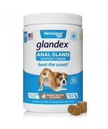 Vetnique Labs Glandex Peanut Butter Flavoured Anal Gland Support Dog Sof... - £37.44 GBP