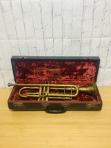 Vintage Antique J. W. York Trumpet Grand R API Ds Michigan Made In Usa + Case - £53.43 GBP