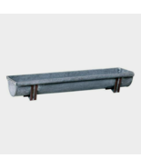 Large Trough Tray in distressed metal- SALE - $51.97 CAD