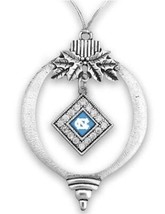 48585 North Carolina Tarheels Pewter Bulb Ornament with Rhinestones - £13.21 GBP