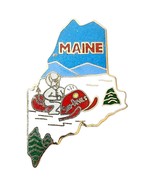 1990s Maine Sno Devils Snowmobile ATV Club Pin Enamel Filled Vintage F6E - $565.67 MXN
