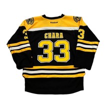 Reebok Boston Bruins Zdeno Chara #33 NHL Home Black Jersey Youth S/M - £27.58 GBP