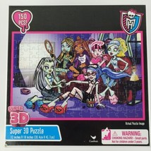 Monster High Super  3D Jigsaw Puzzle slumber party 150 Pieces 12&quot; x 18&quot; - £15.93 GBP