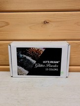 Let&#39;s Resin Glitter Powder Holographic 15 Color Set Craft Kit - $26.49