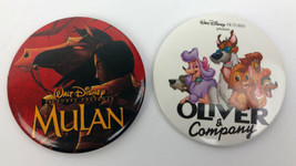 Walt Disney Pictures Pin Button Mulan Special Edition Promo Movie Button  3 Inch - £6.26 GBP