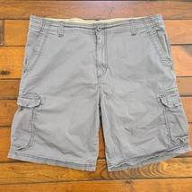 UNION BAY Cargo Shorts Pockets Work Outdoor Hiking Gray Men&#39;s Size 42 - £10.04 GBP