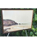 RAPHAEL SENSEMAN Original 1930s WATERCOLOR SEASCAPE MODERN IMPRESSIONIST... - $831.60