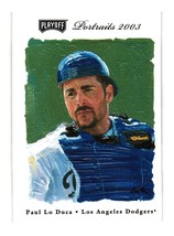 2003 Playoff Portraits #111 Paul Lo Duca Los Angeles Dodgers - £3.14 GBP