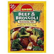 Sunbird Seasoning Beef &amp; Broccoli 1.0 OZ(Pack of 4)4 - £11.83 GBP