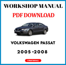 Volkswagen Vw Passat 2005 2006 2007 2008 Service Repair Workshop Manual - £6.12 GBP