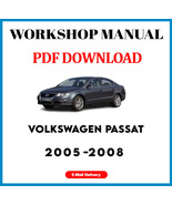 VOLKSWAGEN VW PASSAT 2005 2006 2007 2008 SERVICE REPAIR WORKSHOP MANUAL - £6.01 GBP