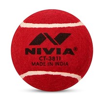 NIVIA Heavy Red Cricket Tennis Hard Ball - £7.18 GBP