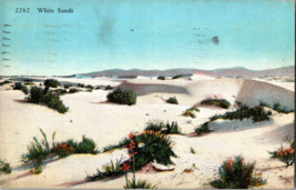 POSTCARD The Great White Sands National Monument Alamogordo New Mexico NM (A11) - £5.32 GBP