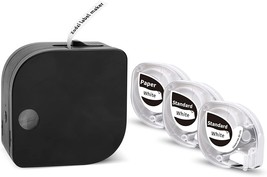 Zodzi P12 Black Label Maker With 3-Pack Standard Tapes, Mini, For Ios &amp; ... - $42.99