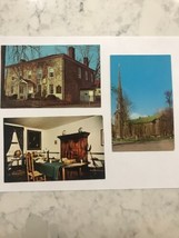 3 New Kingston, NY New York Postcards Dutch Church, Senate Rm. &amp; Old Sle... - $4.00