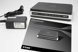 D-LINK DES-1105 5-PORTS ETHERNET SWITCH 10/100 MBPS AF0605-B POWER SUPPL... - $6.43