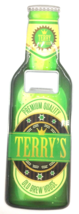 Terry&#39;s Terry Gift Idea Fathers Day Personalised Magnetic Bottle Opener ... - £5.83 GBP