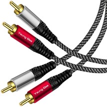 2 Rca Stereo Audio Cable 30 Ft, 2Rca Male To 2Rca Male Audio Stereo Subw... - £22.36 GBP