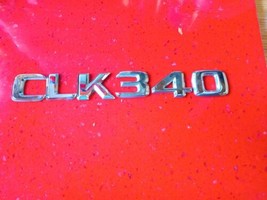 98 99 00 01 02 03 Mercedes CLK340 Rear Trunk Emblem Logo Badge Used Oem Clk 340 - £14.10 GBP