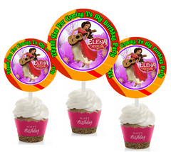 12 Elena of Avalor Inspired Party Picks, Cupcake Picks, Cupcake Toppers ... - £10.20 GBP