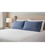 Pillow Case Mainstays Jersey Set of 2 T-Shirt Soft Pillowcases King Navy - $9.40