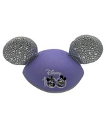 Disney 100 Celebration Mickey &amp; Minnie Mouse Purple &amp; Platinum Ear Hat - $33.83 CAD