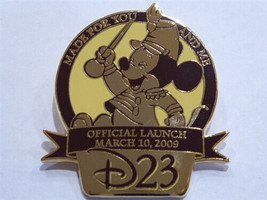 Disney Trading Pins 68737 D23 - Official Launch Pin - Bandleader Mickey - £14.65 GBP