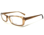 Oliver Peoples Petite Eyeglasses Frames Clarke BRK Clear Brown Cat Eye 5... - £88.74 GBP