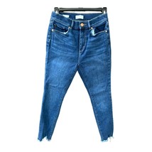 Loft Womens Size 2 P High Rise Skinny Raw Hem Jeans 5 Pocket - £9.34 GBP