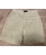 Polo Ralph Lauren Mens Chino Shorts size 32 Beige Flat Front Classic Fit... - £18.29 GBP