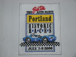 THE Baxter AUTO PARTS - Portland - HISTORIC RACES - JULY 7-9 2008 - Patch - $65.00