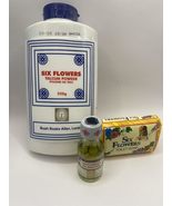 SIX FLOWERS SET (1 Perfume Oil 18ml + 1 Soap 80g + 1 Powder 250g) - £30.29 GBP