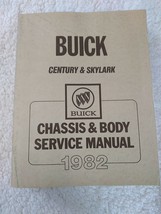 * 1982 BUICK SKYHAWK/CENTURY SHOP MANUAL ORIGINAL SERVICE REPAIR BOOK - $14.01