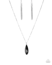 Paparazzi Prismatically Polished Black Necklace - New - £3.53 GBP