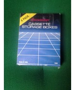4-Pack Discwasher Cassette Tape Storage Boxes-Brand New-SHIPS N 24 HOURS - $13.72 CAD