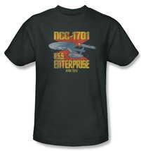 Star Trek The Original Series NCC-1701 U.S.S. Enterprise T-Shirt NEW UNWORN - $17.41