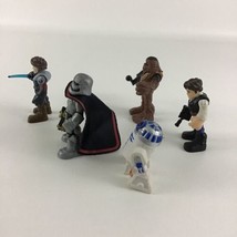 Playskool Heroes Star Wars Jedi Force Mini Figures Lot Skywalker R2-D2 Hasbro - £21.72 GBP