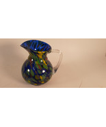 Vintage Art Glass Pitcher, End of Day, Mid-Century, Perfect - £15.89 GBP